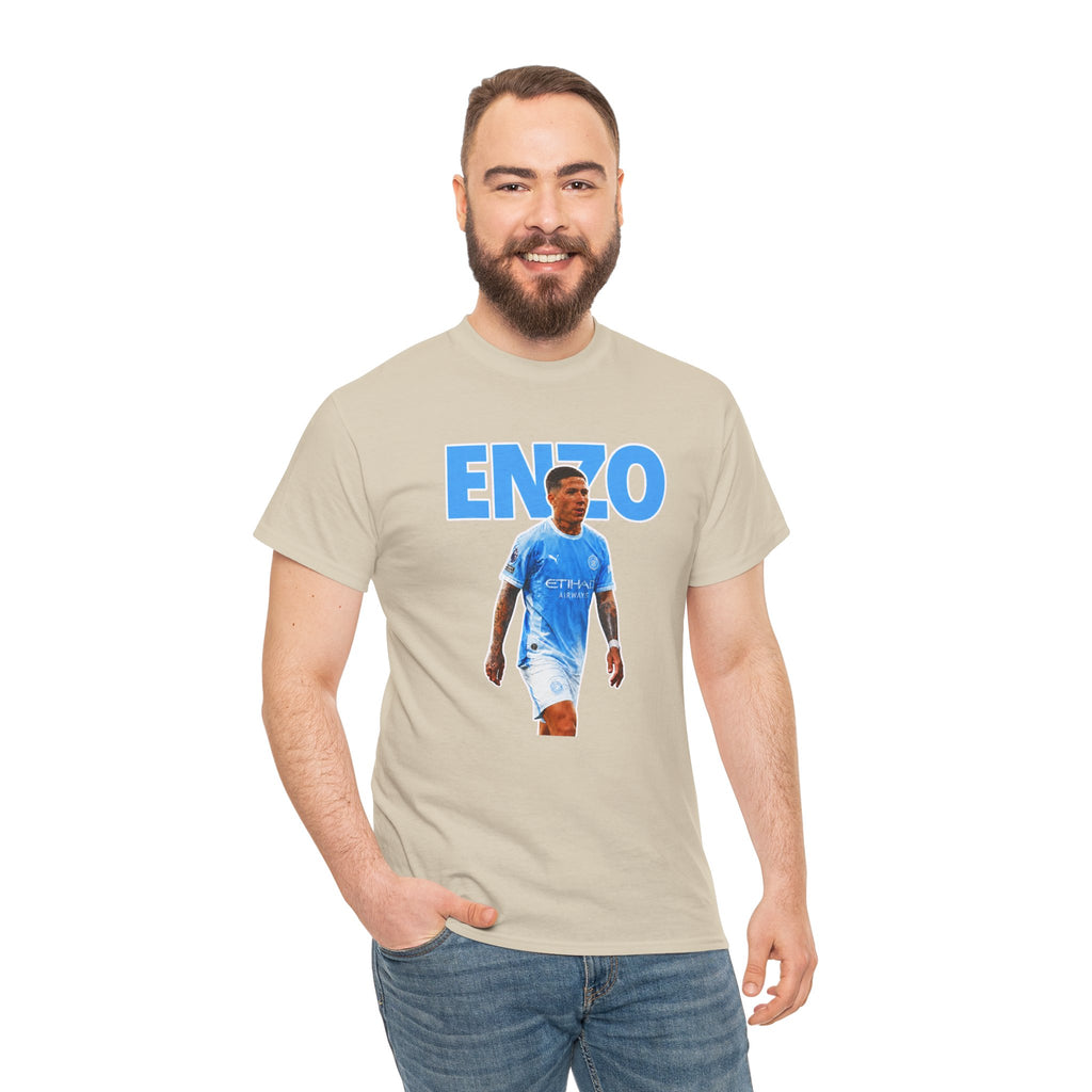 Enzo Fernandez Manchester City Inspired Cotton T-Shirt