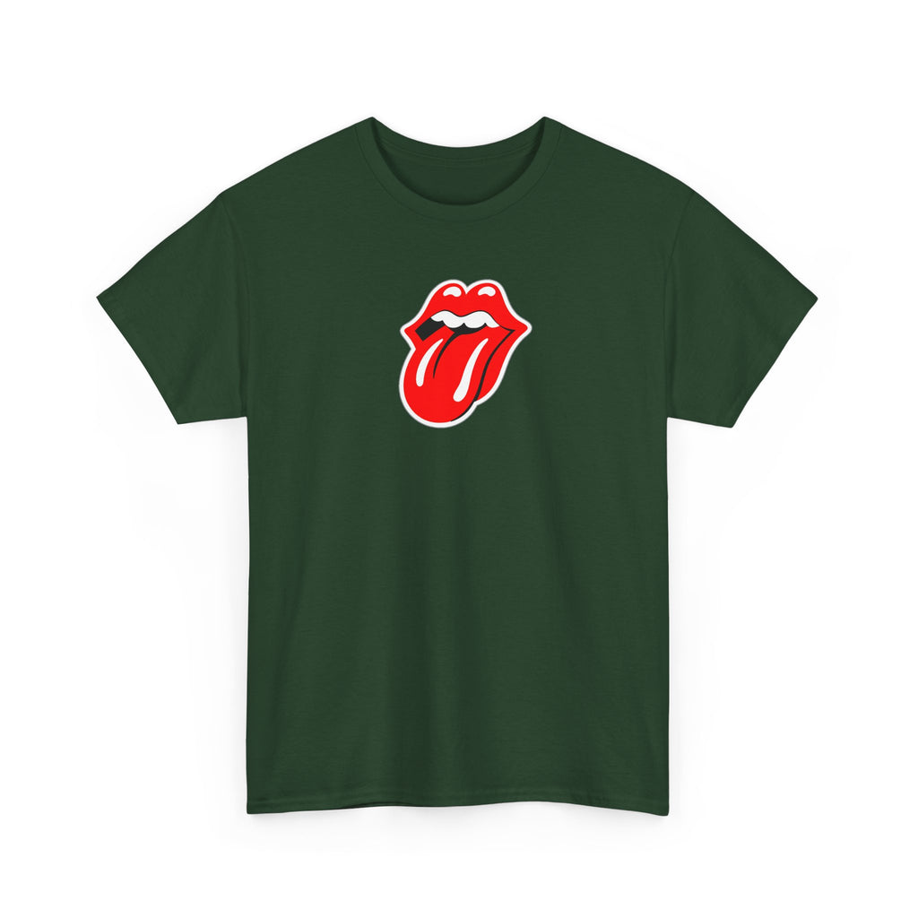 Rock Retro Red Tongue and Lips Graphic Tee