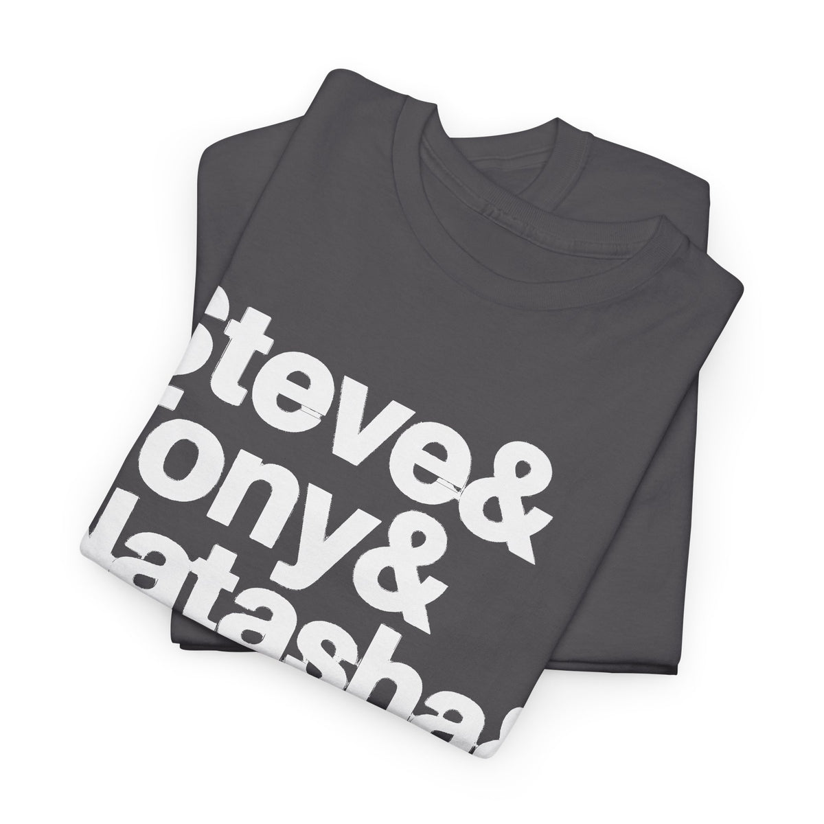 Avenger Names T-Shirt — Steve & Tony & Natasha & Bruce & Clint & Thor Tee