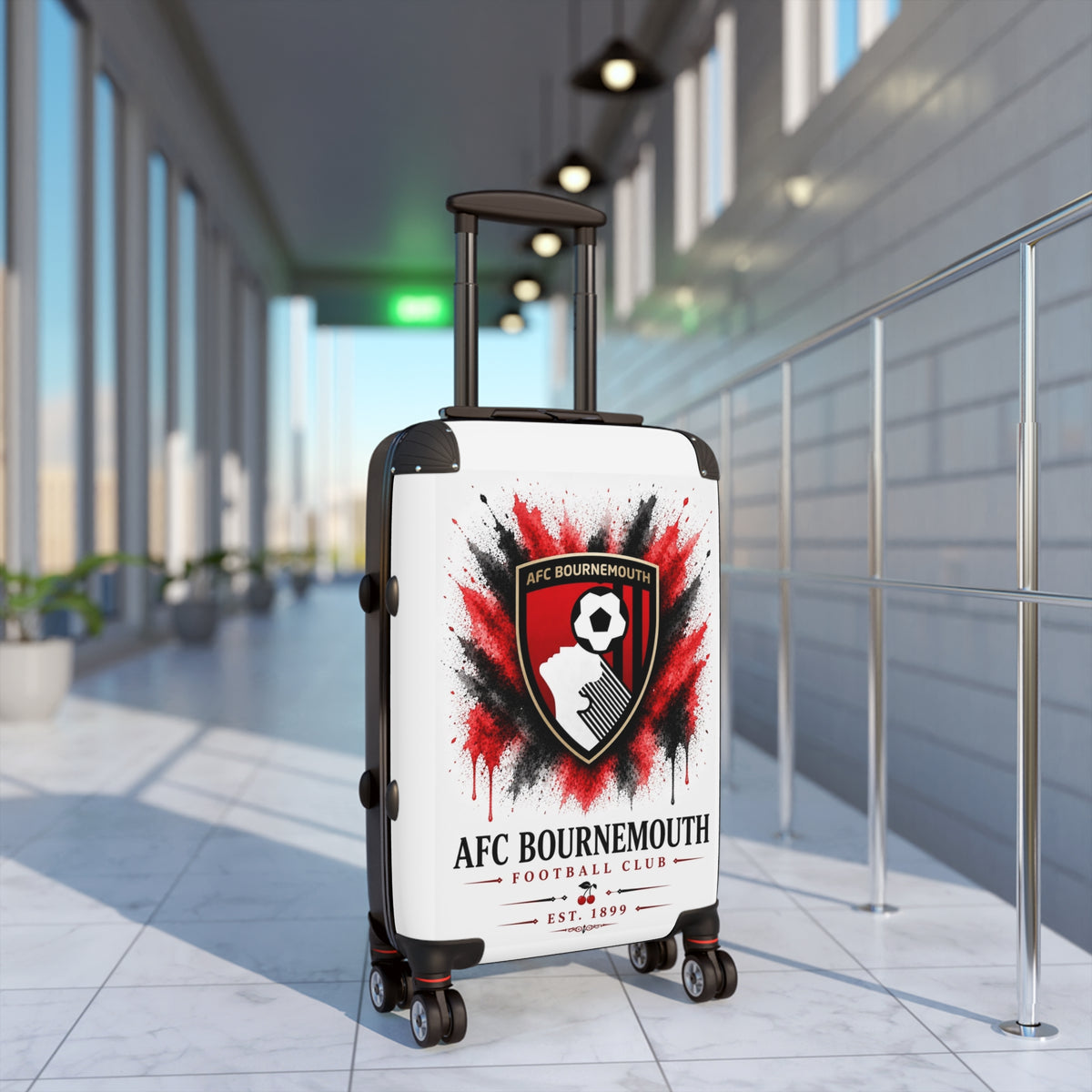 AFC Bournemouth Suitcase – Football Club Crest Cabin Luggage