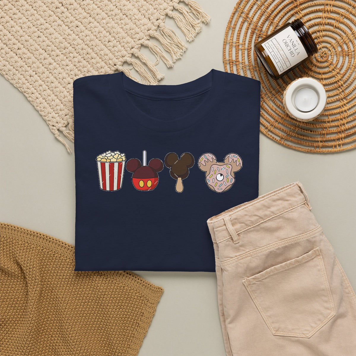 Disney snacks inspired Unisex Heavy Cotton Tee