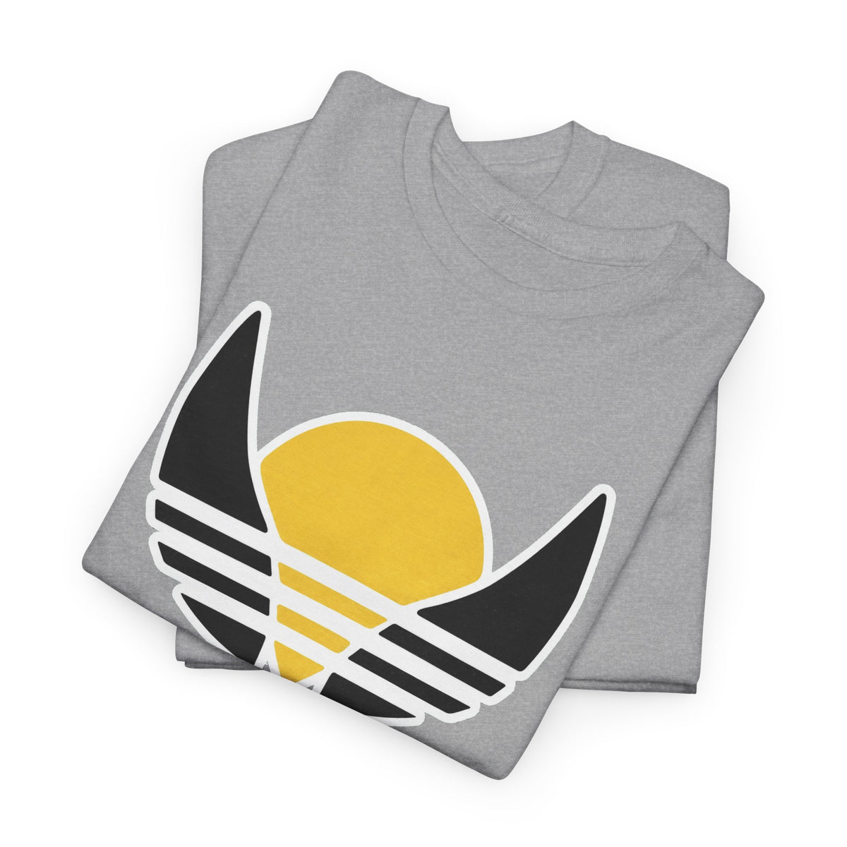 T‑Shirt — 'logan' Retro Sunrise Logo Cotton Tee