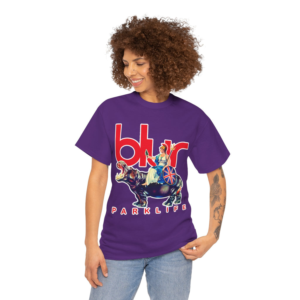 Blur PARKLIFE British Bulldog Graphic Cotton T-Shirt