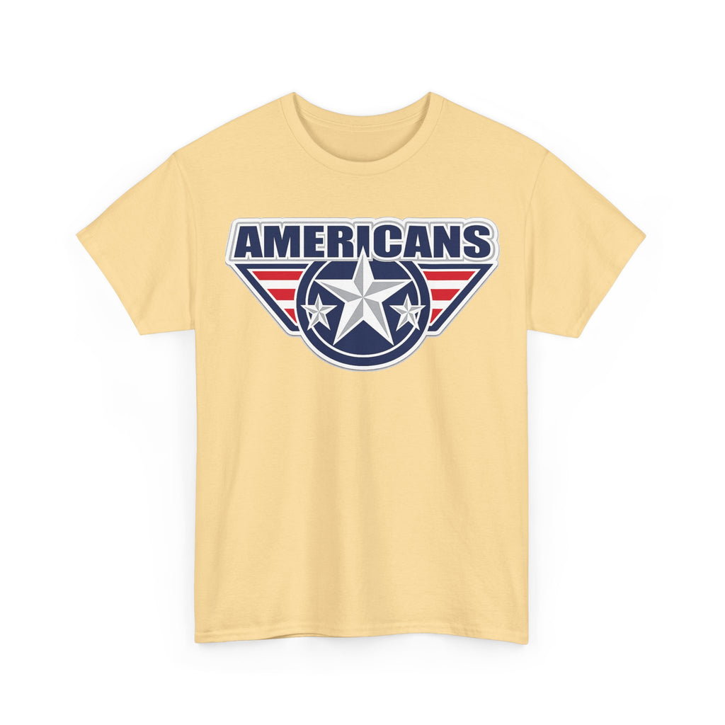 Americans Patriotic Star T‑Shirt — Red White Blue USA Graphic Tee