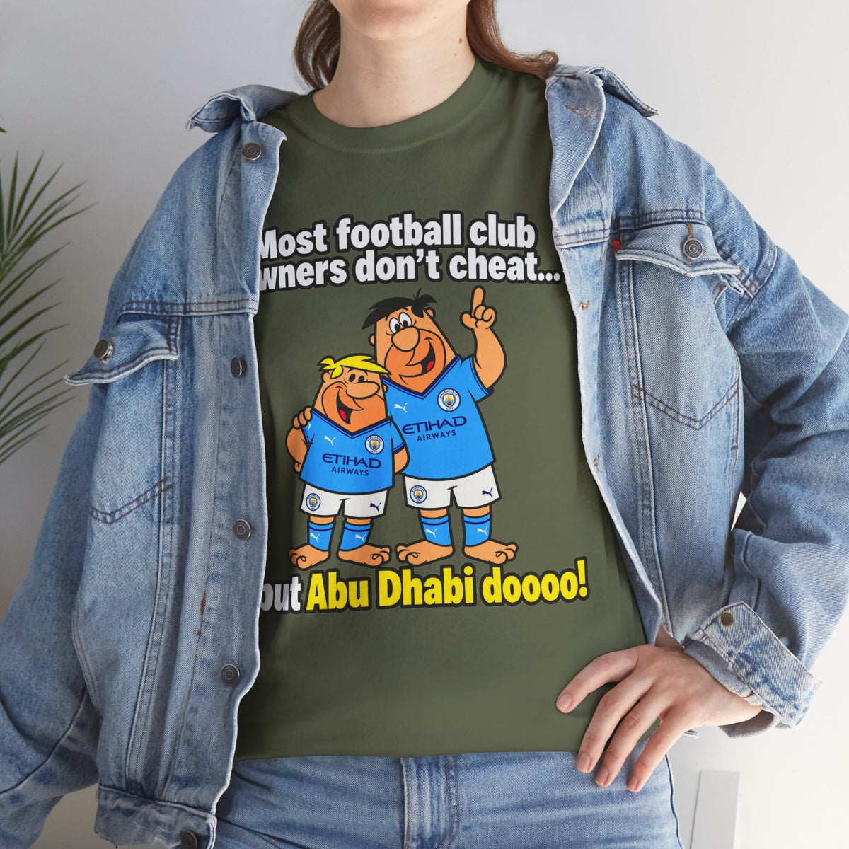 Manchester City Charges T‑Shirt — “Most Football Club Owners Don’t Cheat… but Abu Dhabi Dooo!”