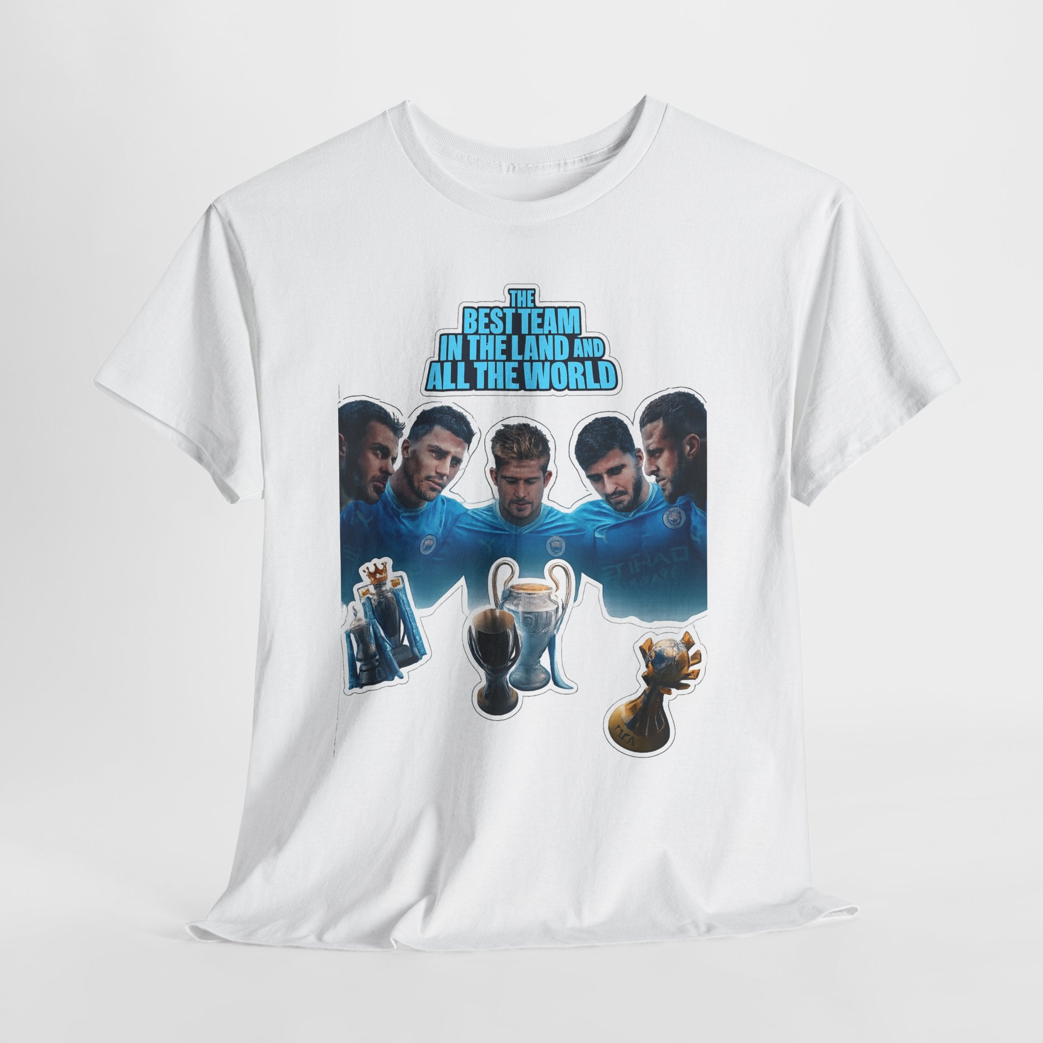 Manchester City — "Best Team in the Land and All the World" Cotton T-Shirt