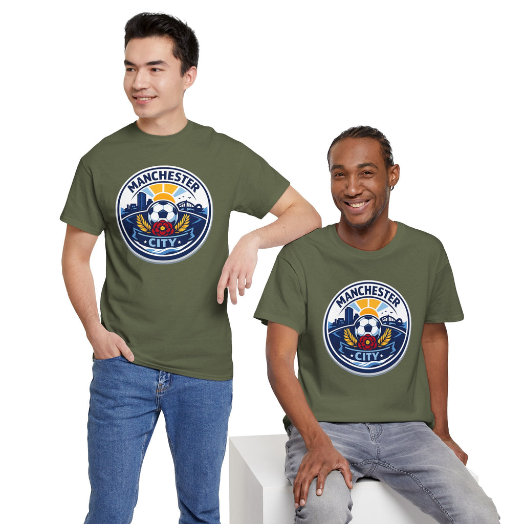 Manchester City Unofficial Soccer Logo T-Shirt — Football Fan Tee
