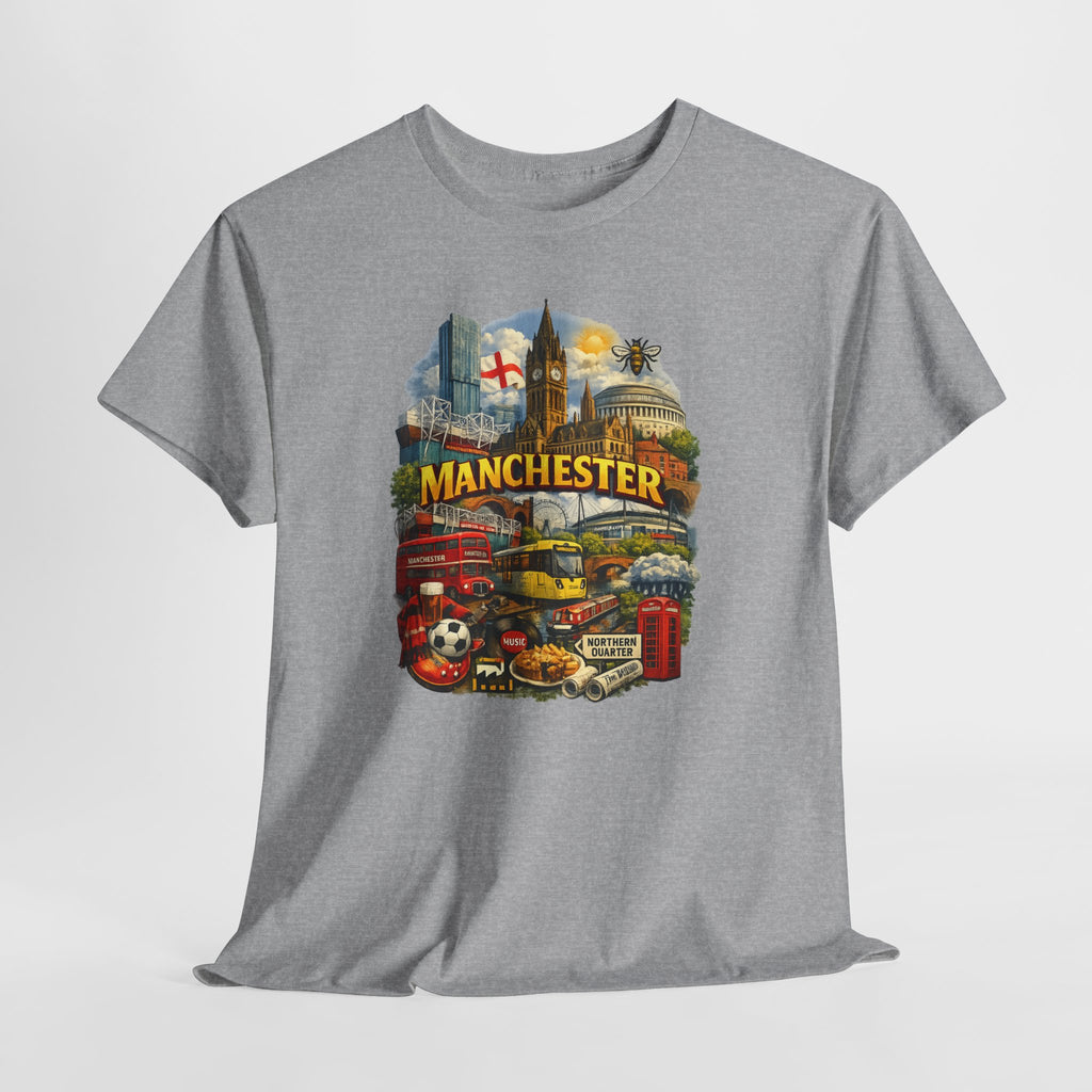 Manchester Skyline Collage T-Shirt