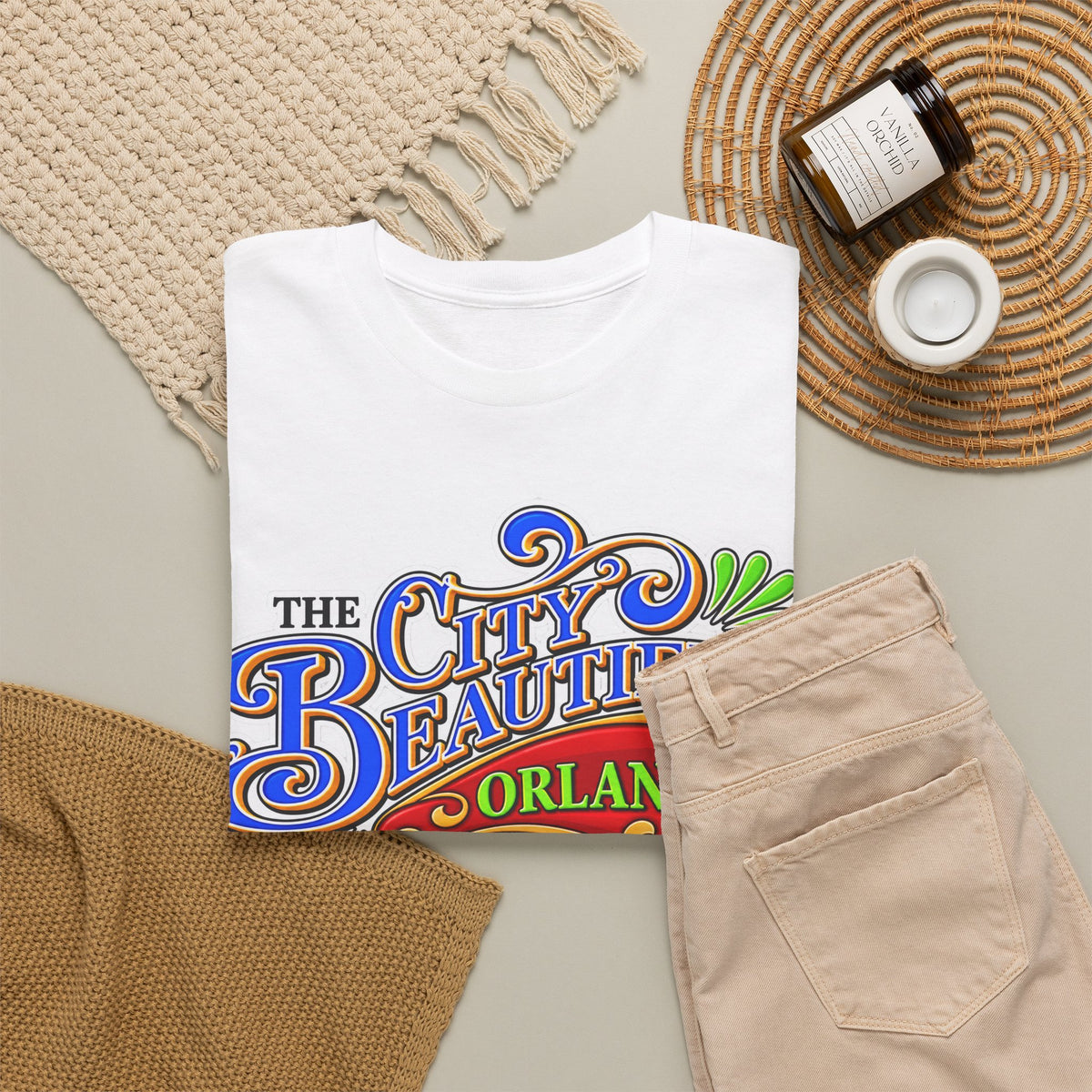 The City Beautiful Orlando Graphic Cotton Tee