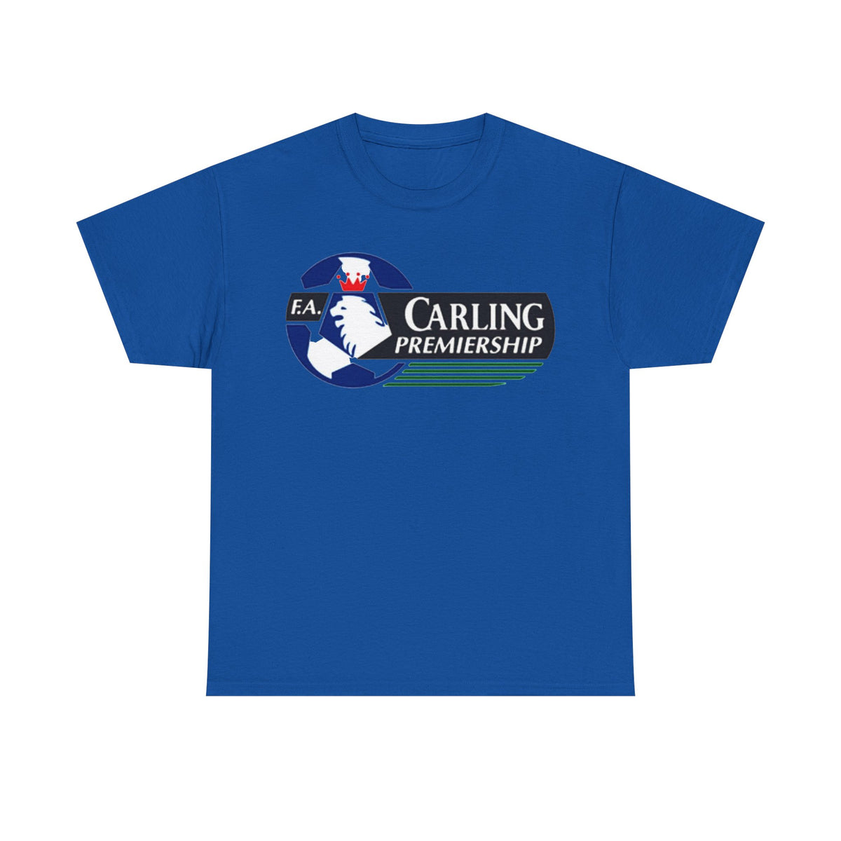 Carling Premiership Soccer Logo Tee — Vintage Football T‑Shirt