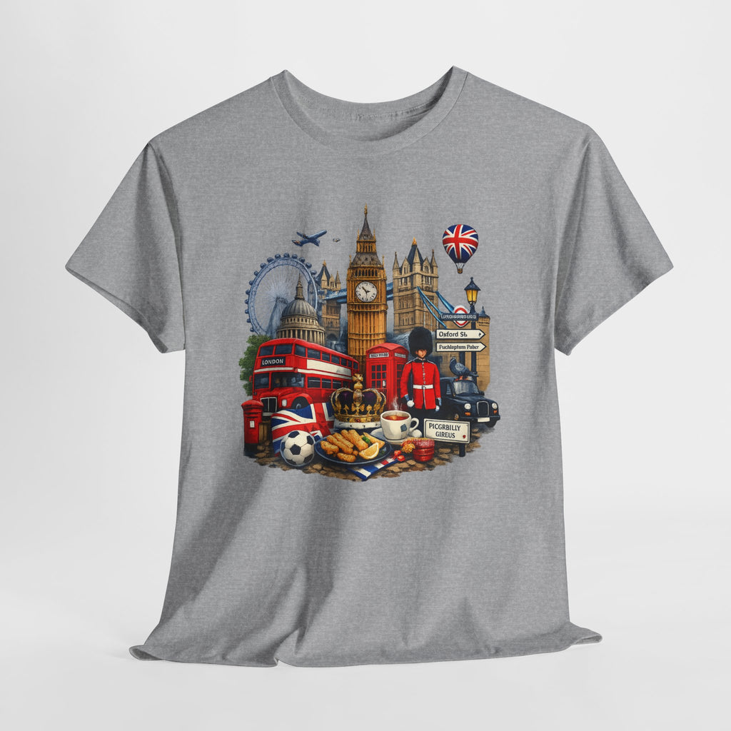London Landmarks T‑Shirt — British Icons Collage Tee