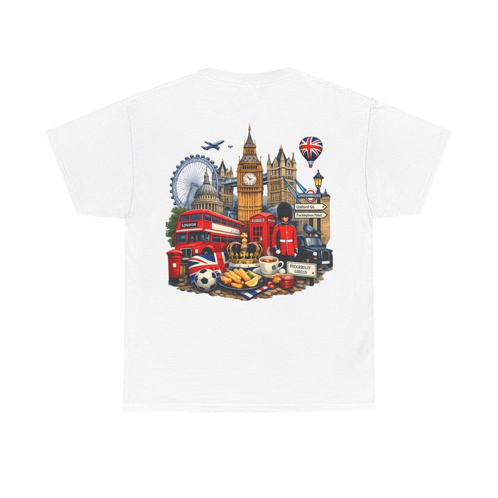 London Landmarks T‑Shirt — British Icons Collage Tee