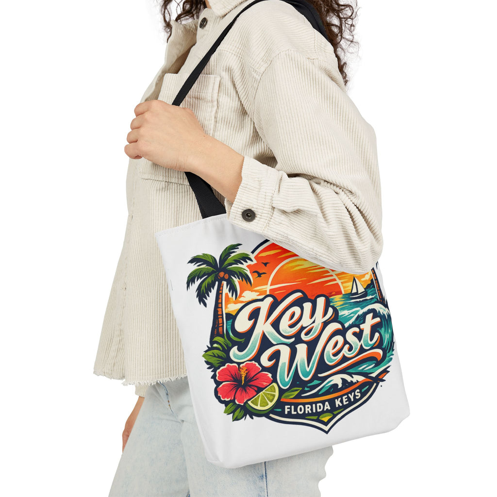 Key West Sunset Canvas Tote