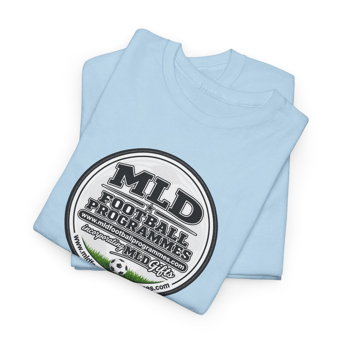 MLD Football Programmes Vintage Logo Cotton T-Shirt