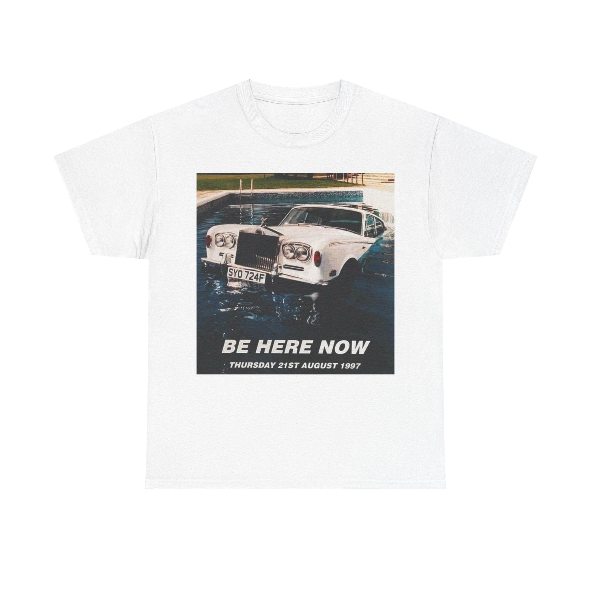 Oasis Be Here Now Vintage Graphic Tee — Retro Aesthetic T‑Shirt (Thursday 21st August 1997)