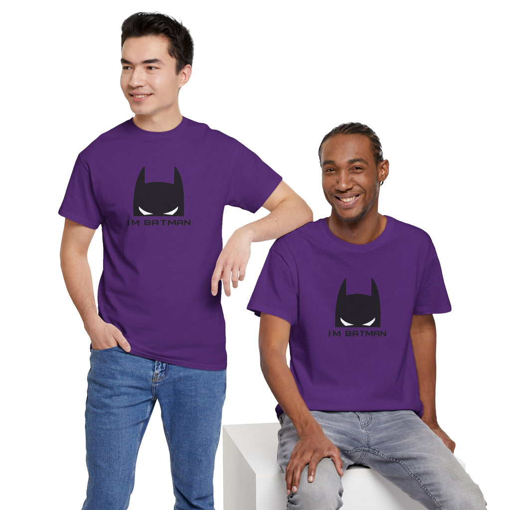 I'm Batman Graphic Tee — Funny Superhero Mask T-Shirt