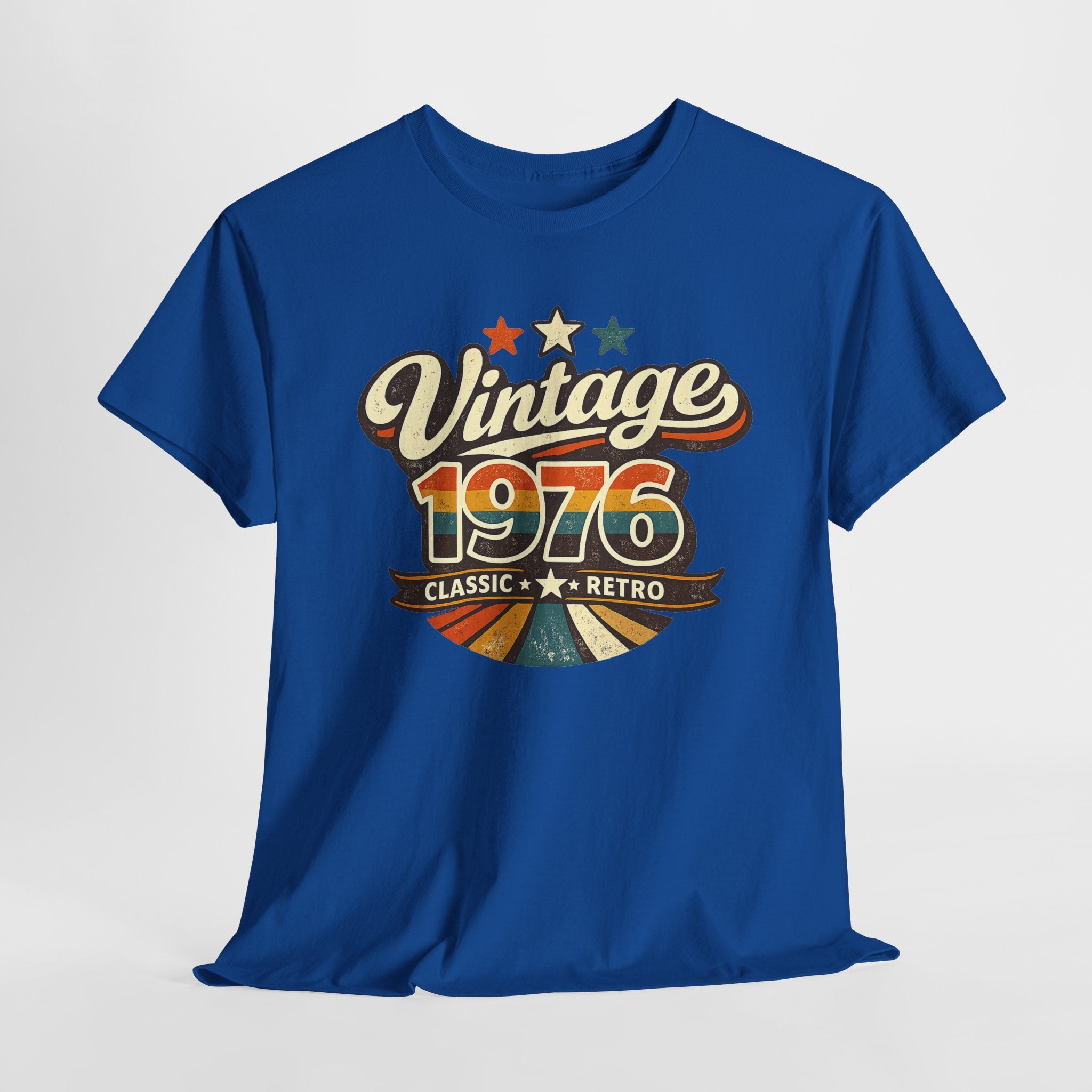 Vintage 1976 Retro Graphic Tee — Classic Birthday or Anniversary Gift