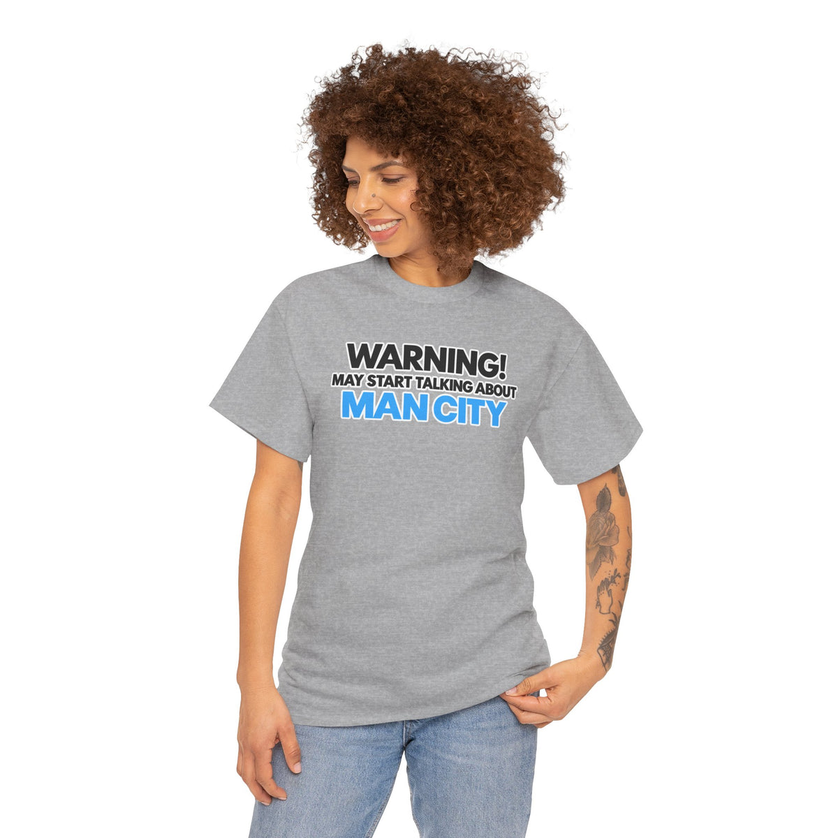 Manchester City Warning! May Start Talking About Man City T‑Shirt