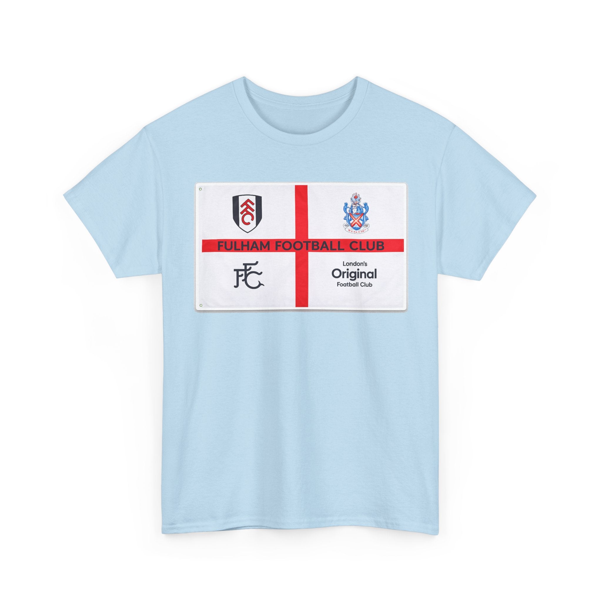 Fulham Football Club Crest Tee — St George’s Cross Football Shirt