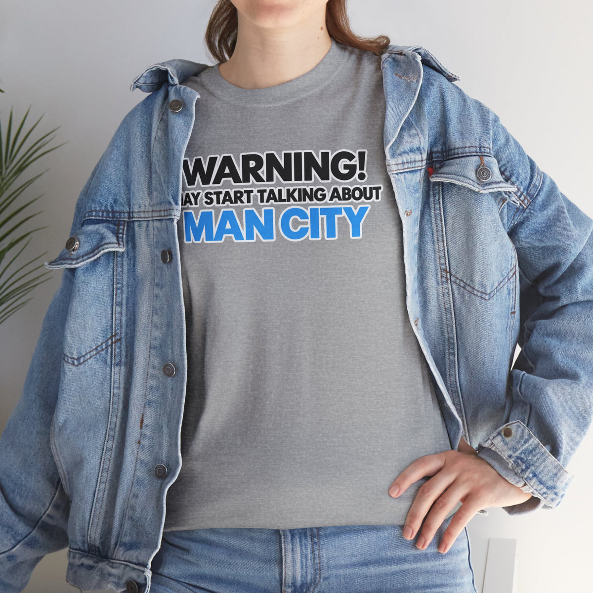 Manchester City Warning! May Start Talking About Man City T‑Shirt
