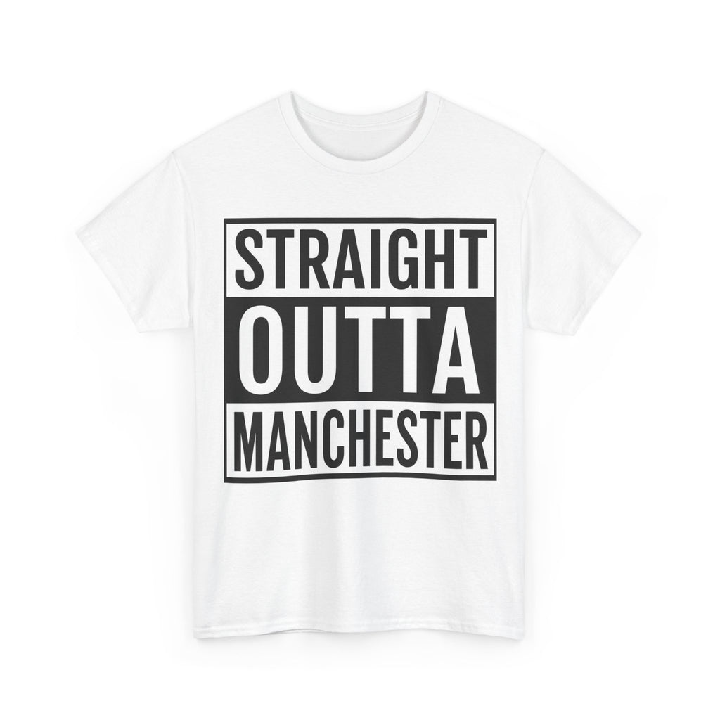 Straight Outta Manchester T-Shirt — Bold City Pride Tee