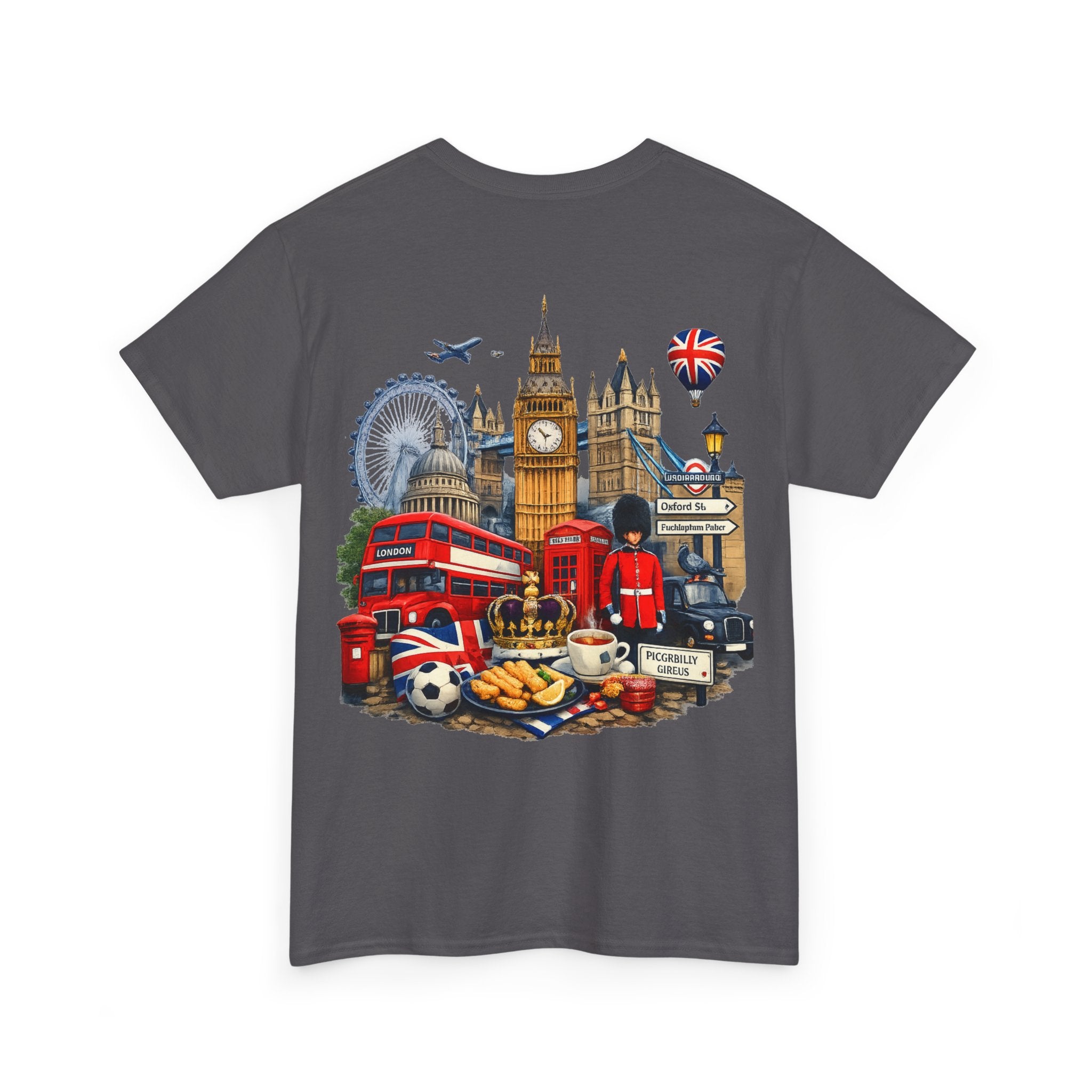 London Landmarks T‑Shirt — British Icons Collage Tee
