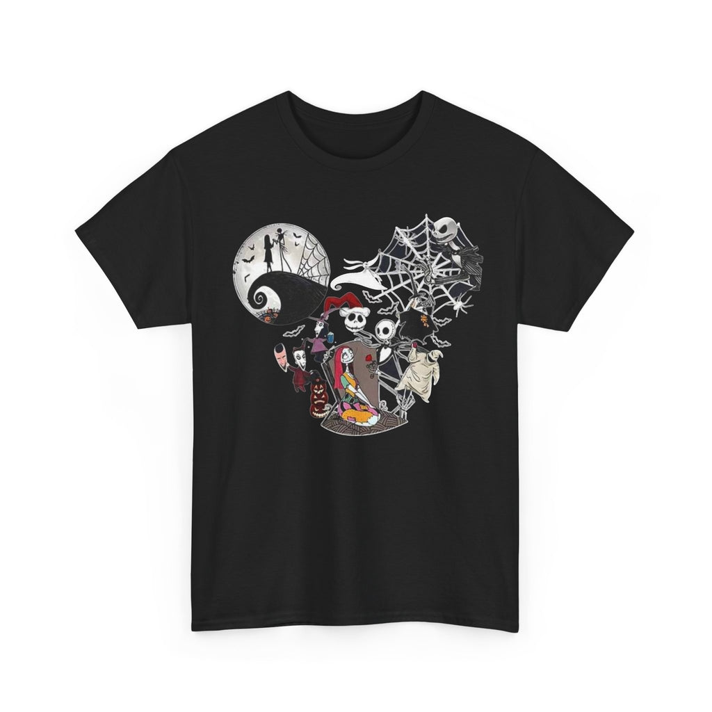 Nightmare Mickey Halloween Tee — Spooky Disney Skull & Pumpkin Graphic T-Shirt