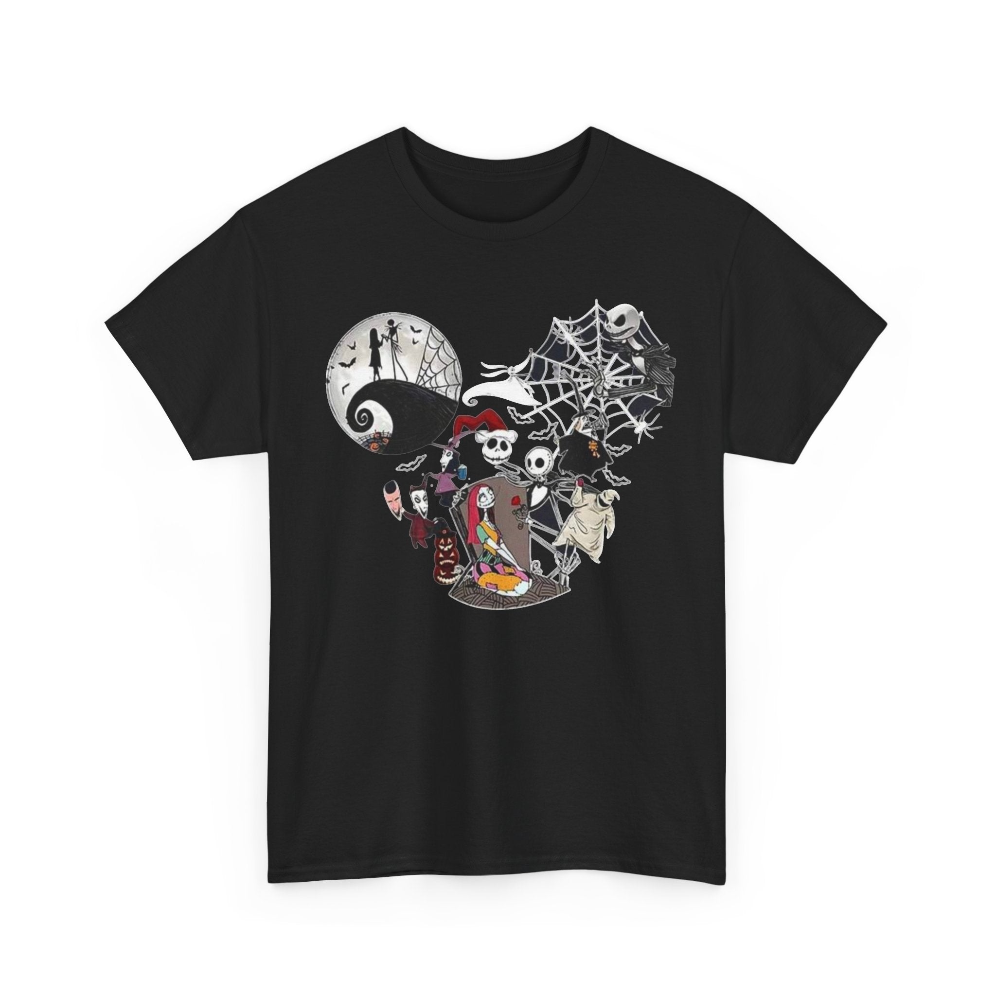 Nightmare Mickey Halloween Tee — Spooky Disney Skull & Pumpkin Graphic T-Shirt