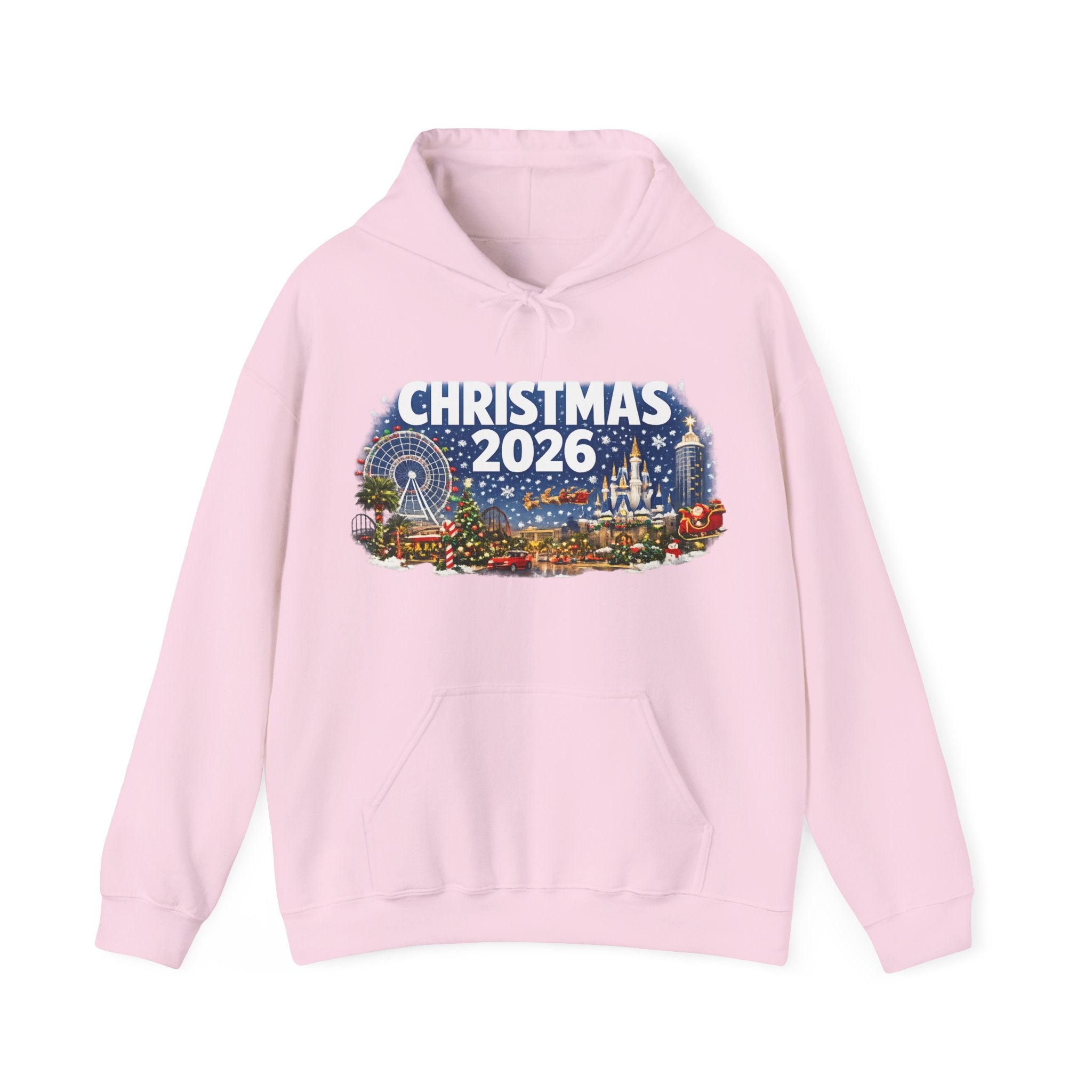Christmas 2026 Holiday Hoodie — Festive Winter Village Sweatshirt