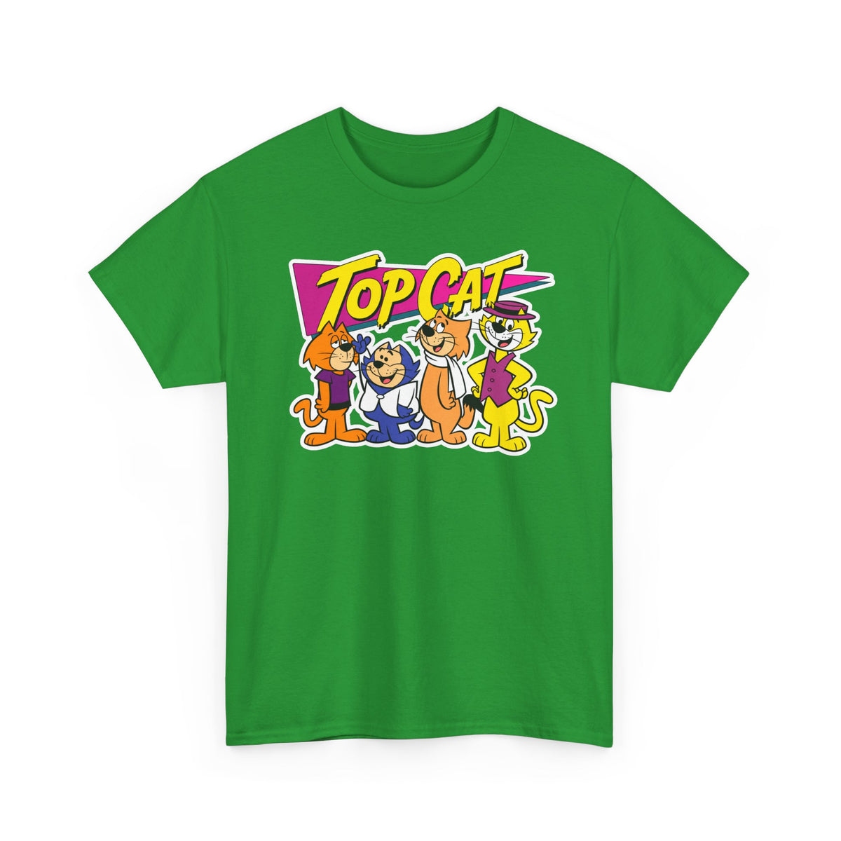 Top Cat Retro Cartoon Cotton T-Shirt / Tee