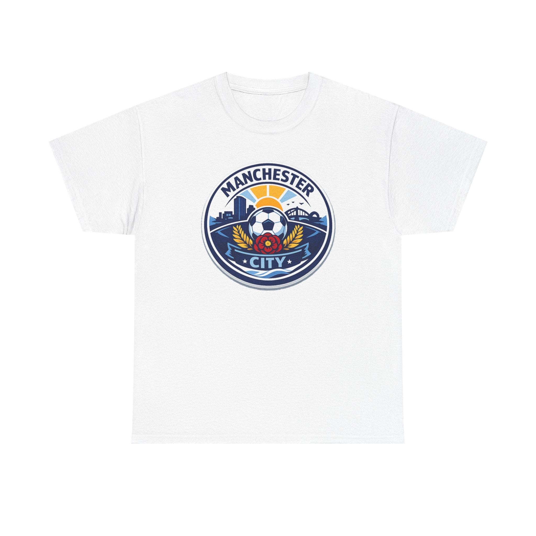 Manchester City Unofficial Soccer Logo T-Shirt — Football Fan Tee