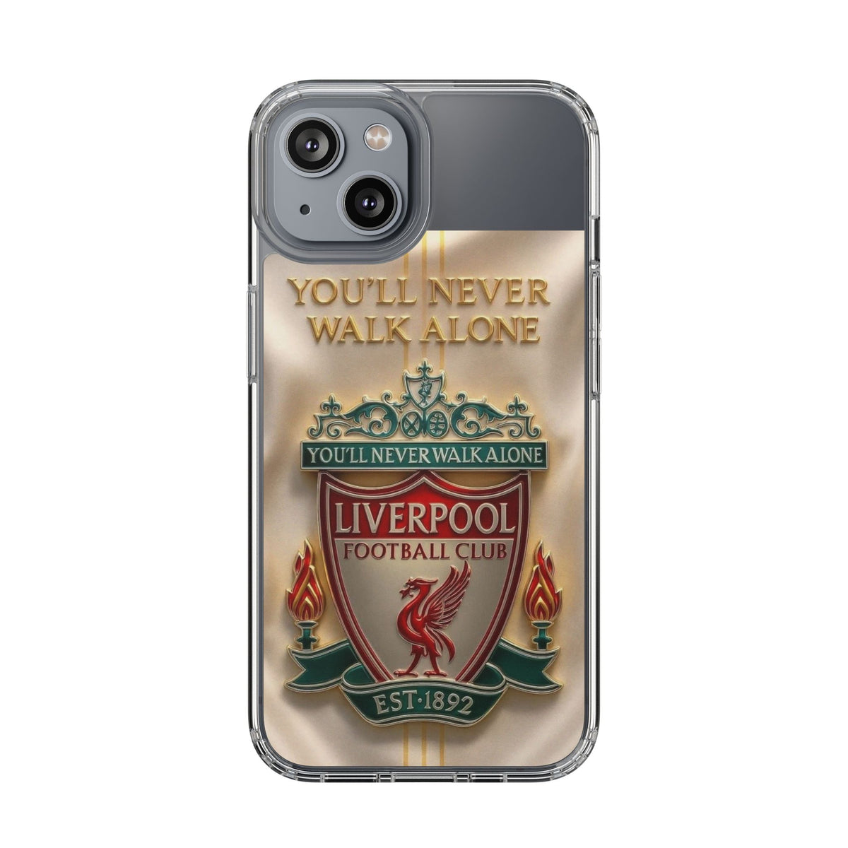 Liverpool FC 'You'll Never Walk Alone' Clear Phone Case