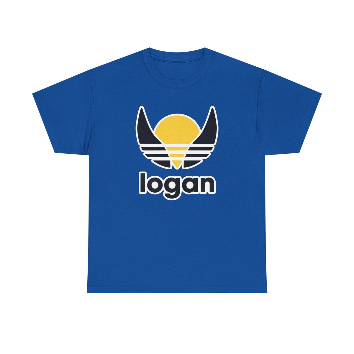 T‑Shirt — 'logan' Retro Sunrise Logo Cotton Tee