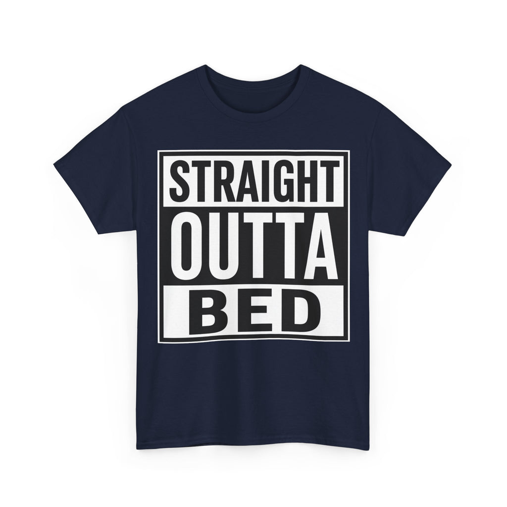 Straight Outta Bed T-Shirt — Funny Morning Graphic Tee