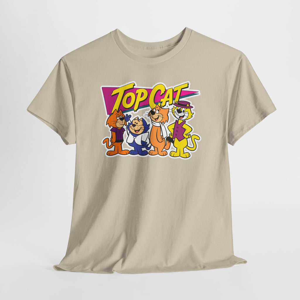 Top Cat Retro Cartoon Cotton T-Shirt / Tee