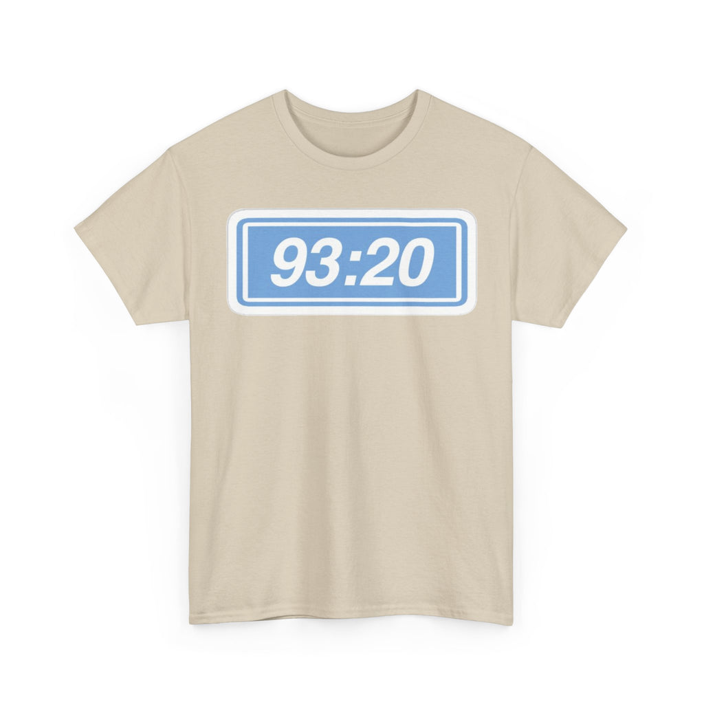 Manchester City 93:20 Tee — Minimal Retro Graphic T‑Shirt