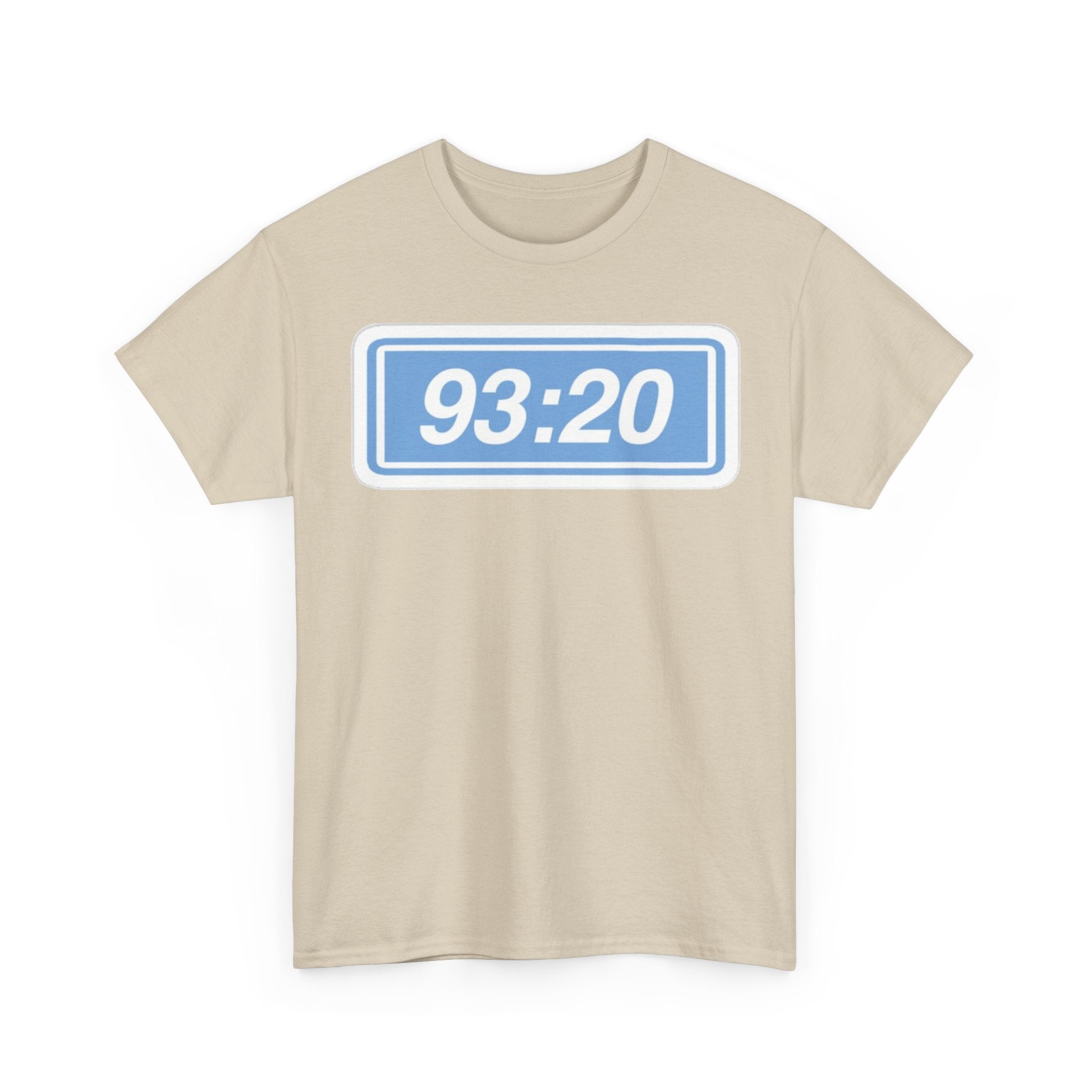 Manchester City 93:20 Tee — Minimal Retro Graphic T‑Shirt