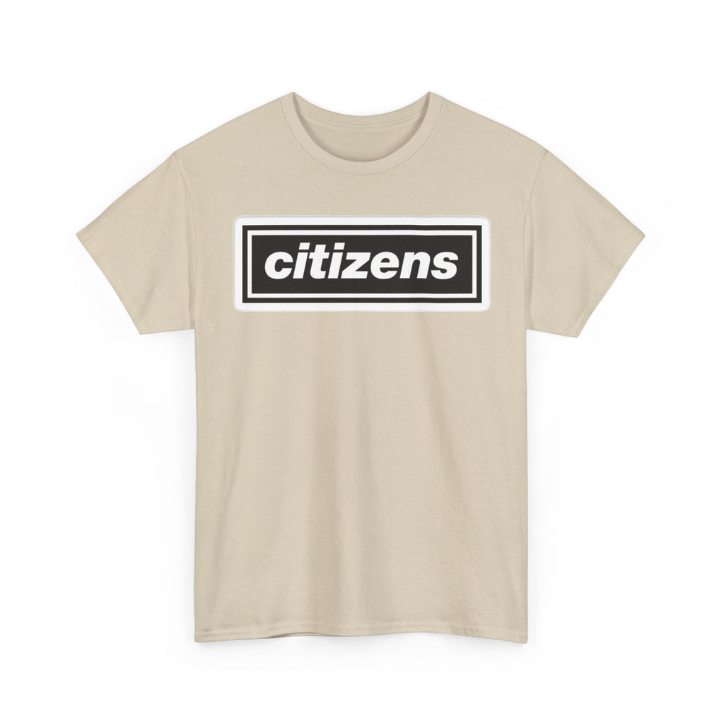 Citizens Manchester City Logo T-Shirt — Minimal Retro Box-Logo Tee