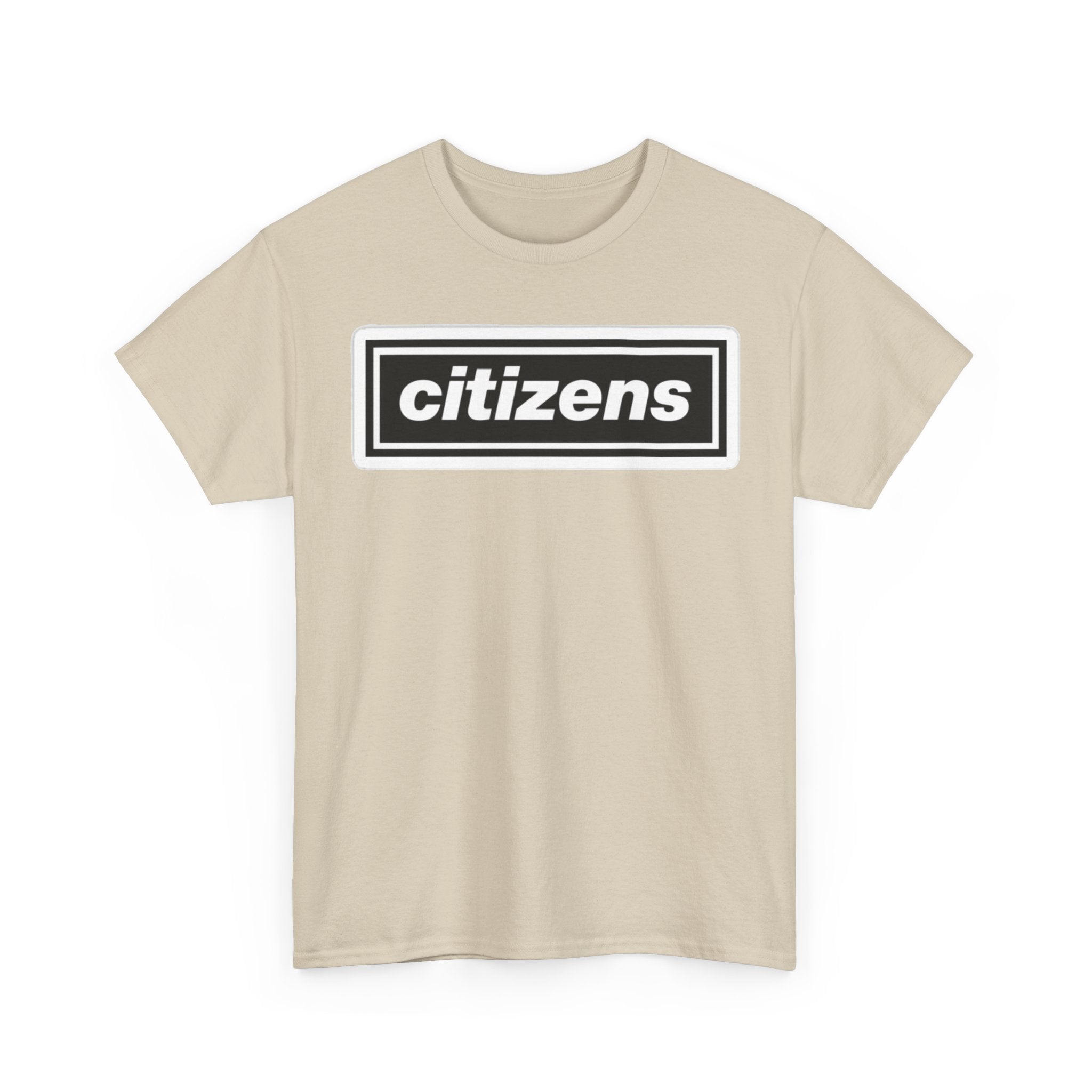 Citizens Manchester City Logo T-Shirt — Minimal Retro Box-Logo Tee