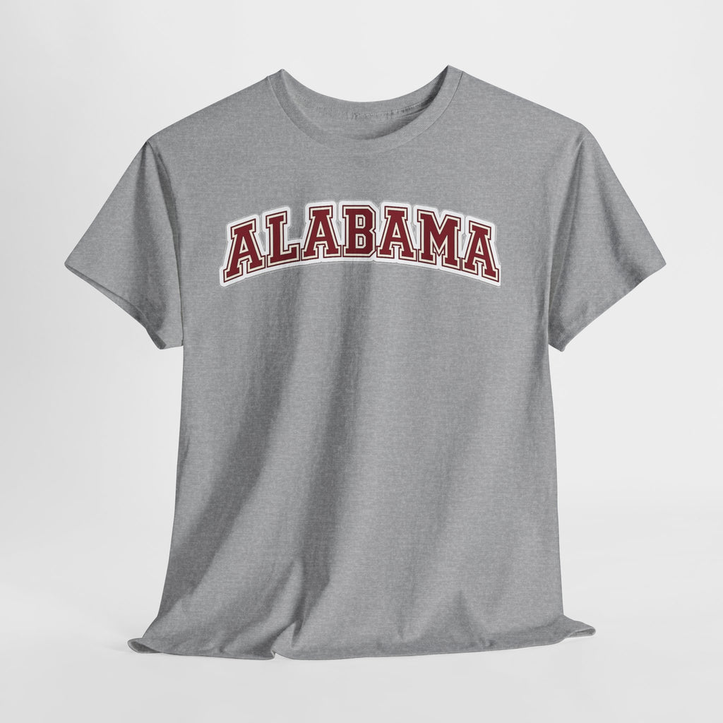 Alabama Arch Logo Tee – Crimson College Pride T‑Shirt