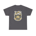 50th Birthday King T-Shirt – "This King Makes 50 Look Good"