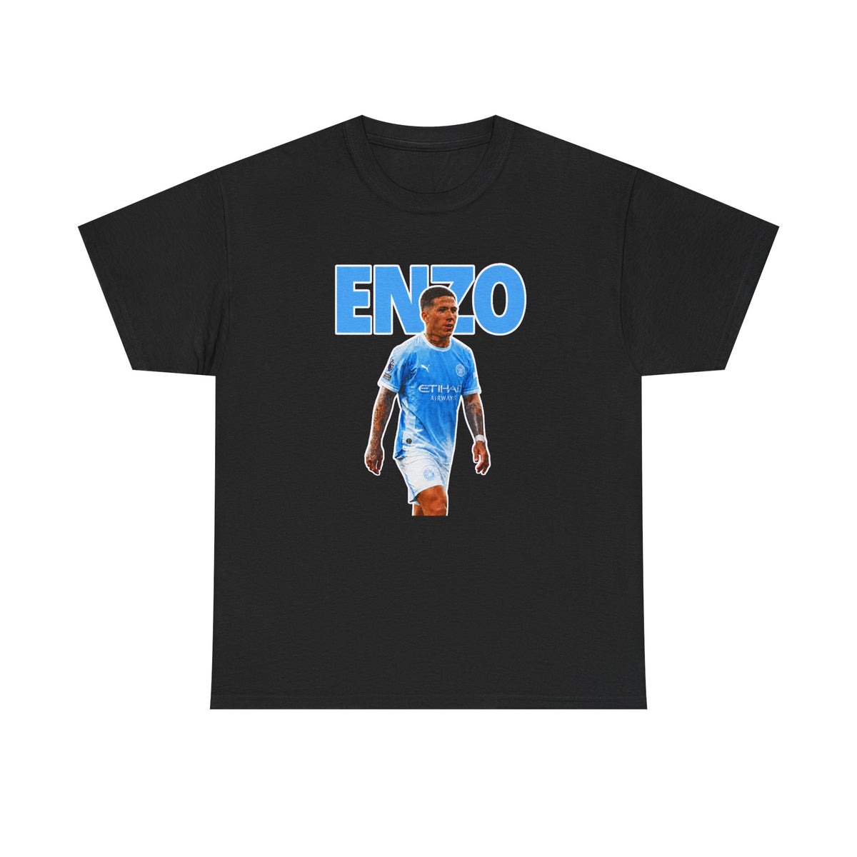 Enzo Fernandez Manchester City Inspired Cotton T-Shirt