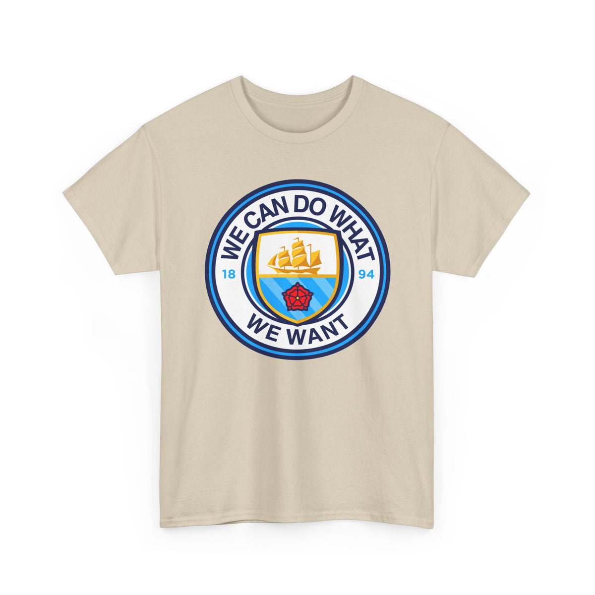 We Can Do What We Want Manchester  City Graphic Cotton T-Shirt