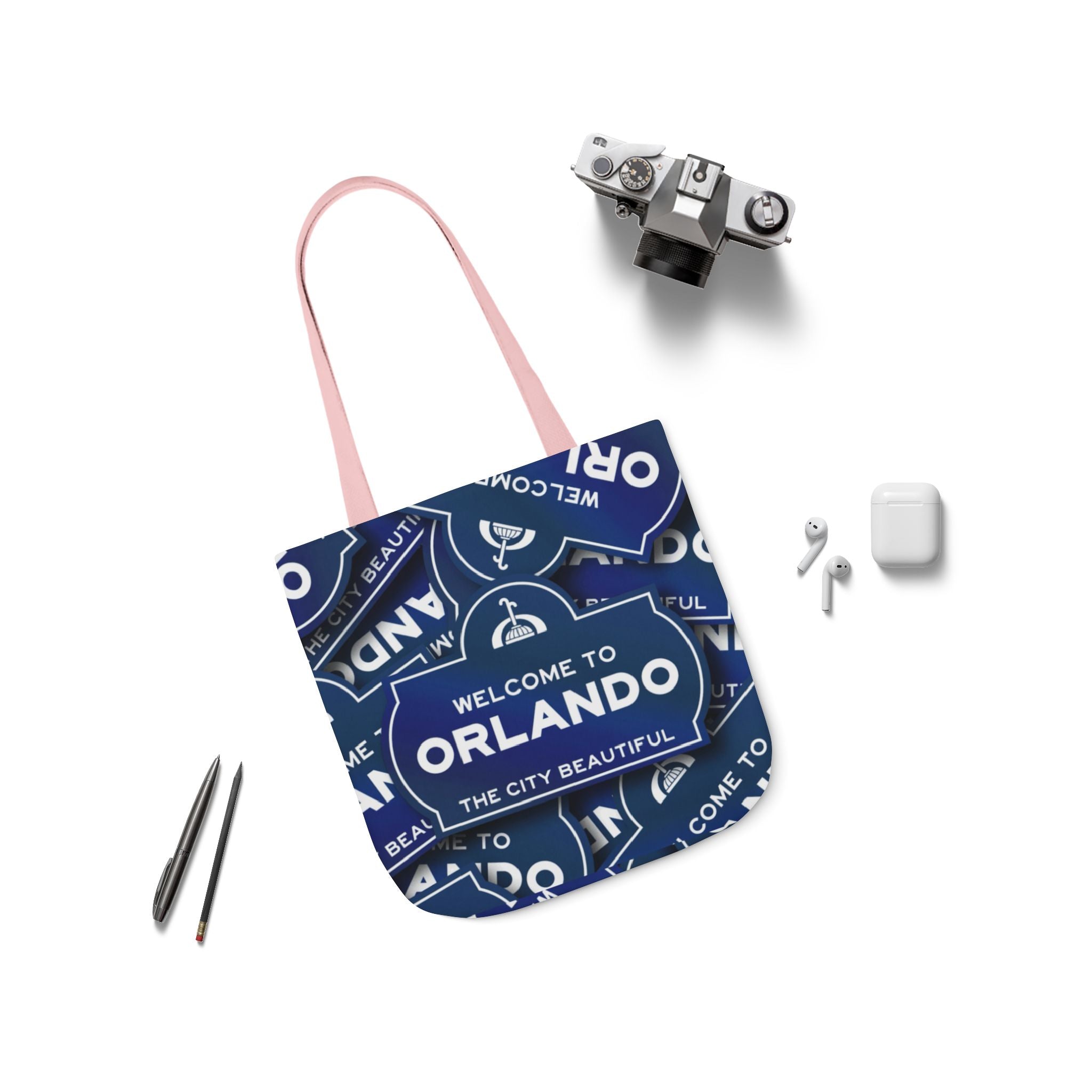 Orlando Welcome Sign Canvas Tote