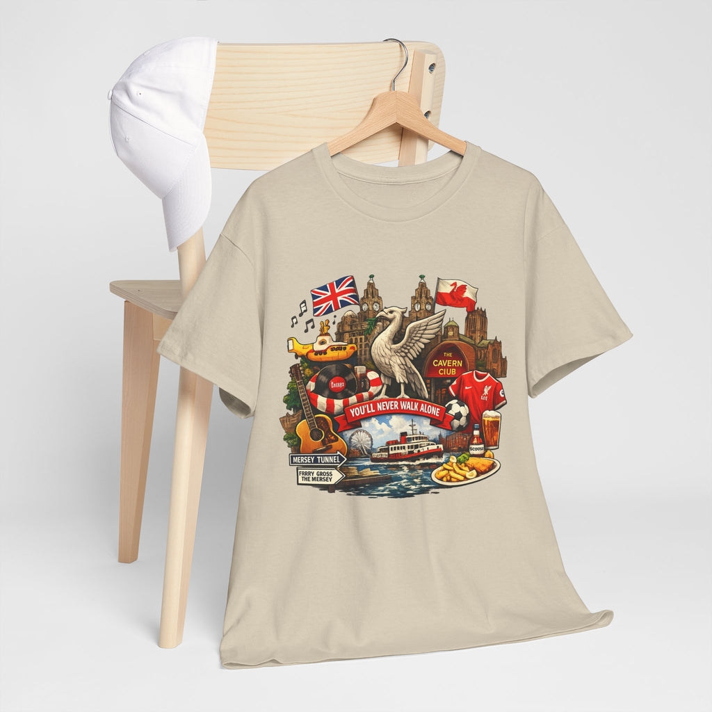 Liverpool Landmarks & You'll Never Walk Alone T-Shirt