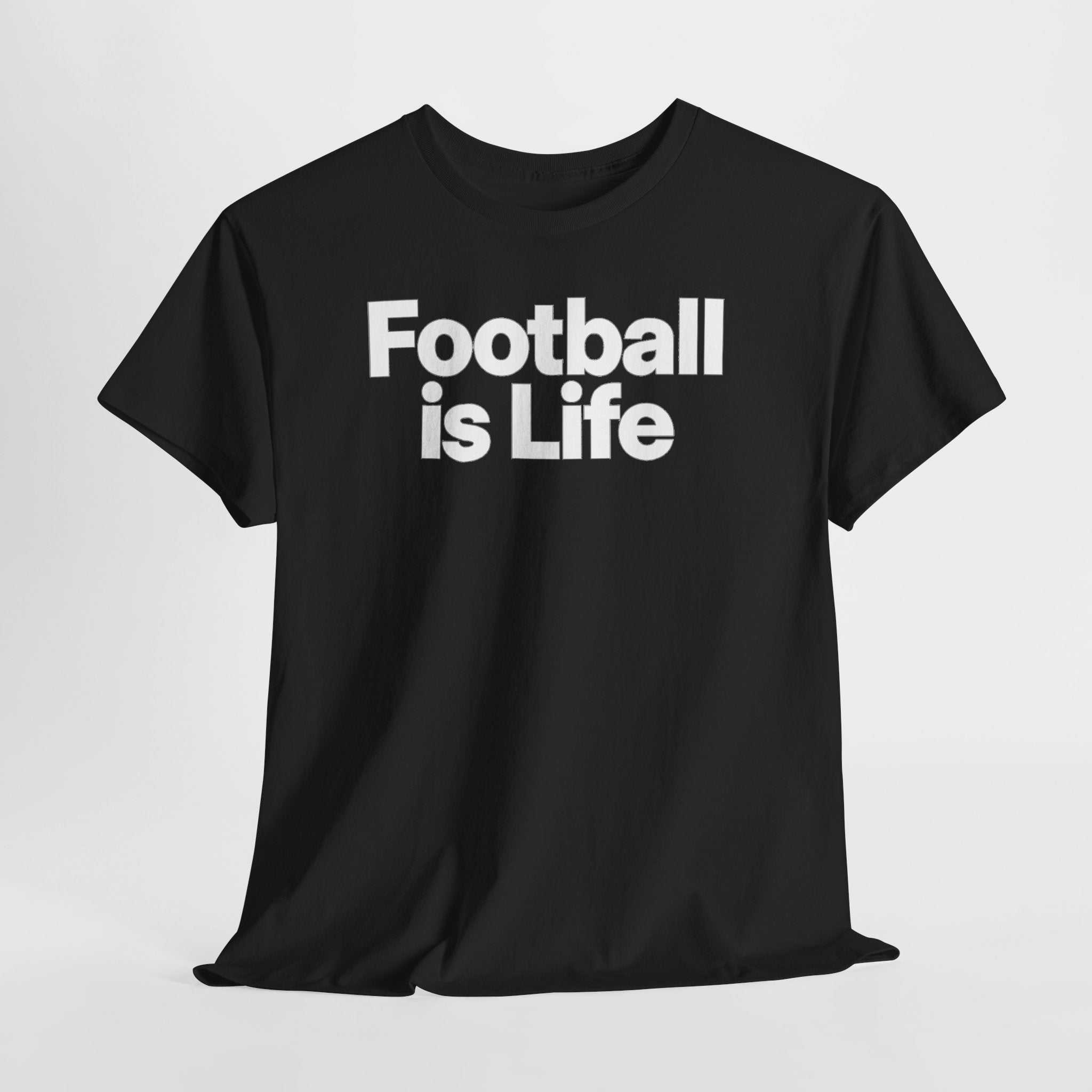 Football Is Life T-Shirt — Bold Graphic Tee for Fans & Players