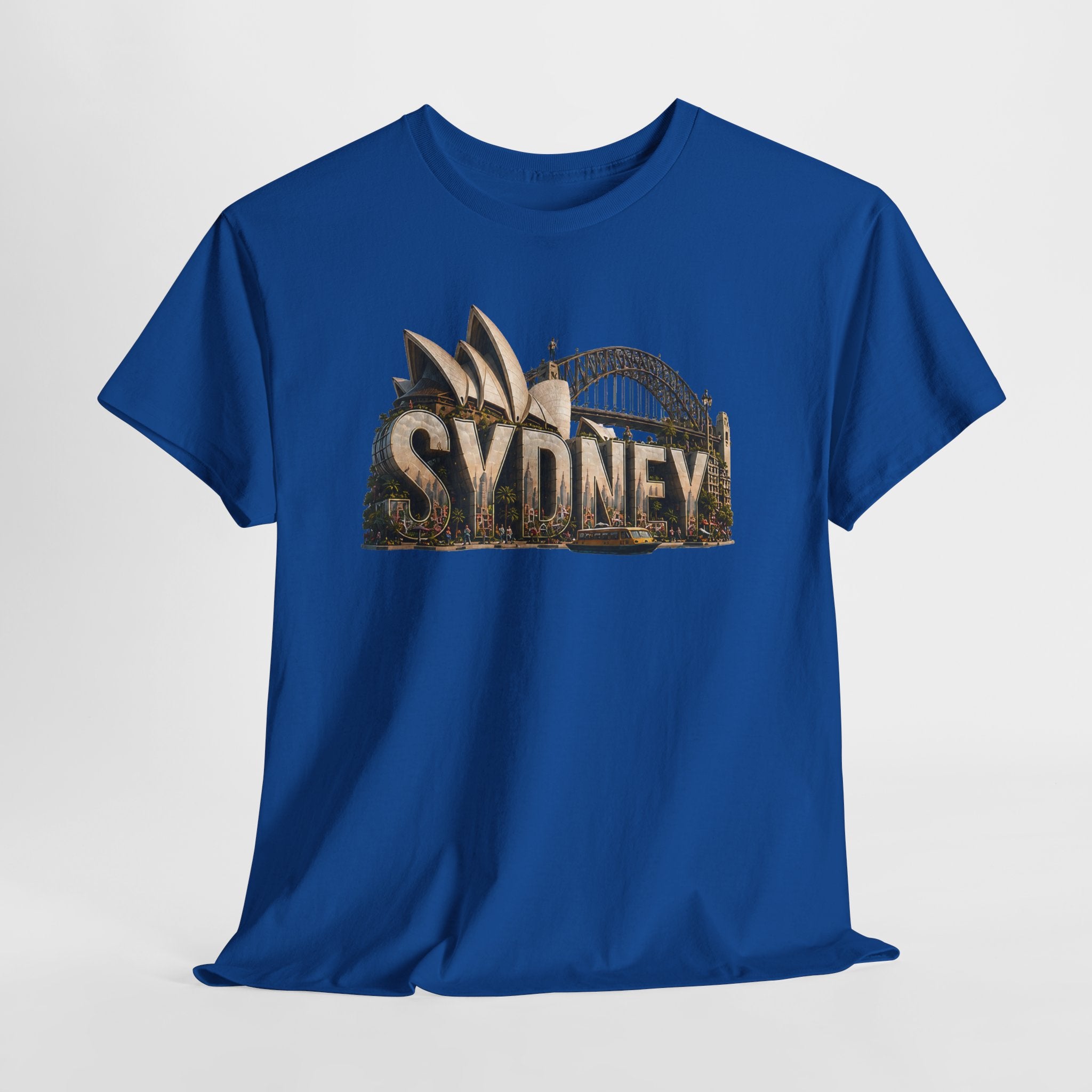 Sydney Landmark T‑Shirt — Vintage Sydney Opera House & Harbour Bridge Tee