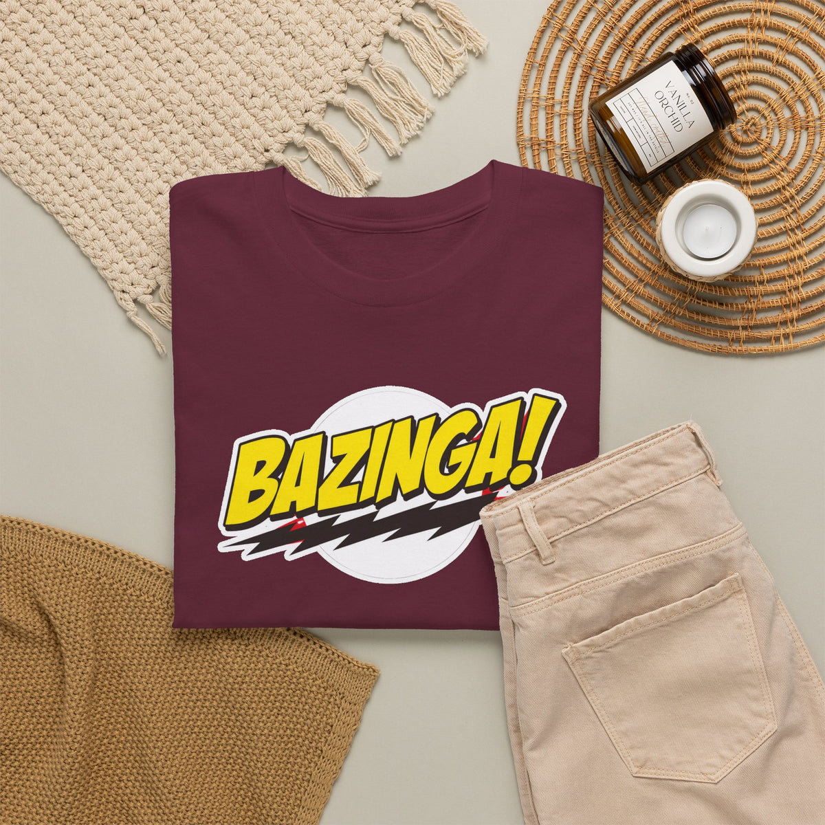 Bazinga! Graphic Cotton T-Shirt