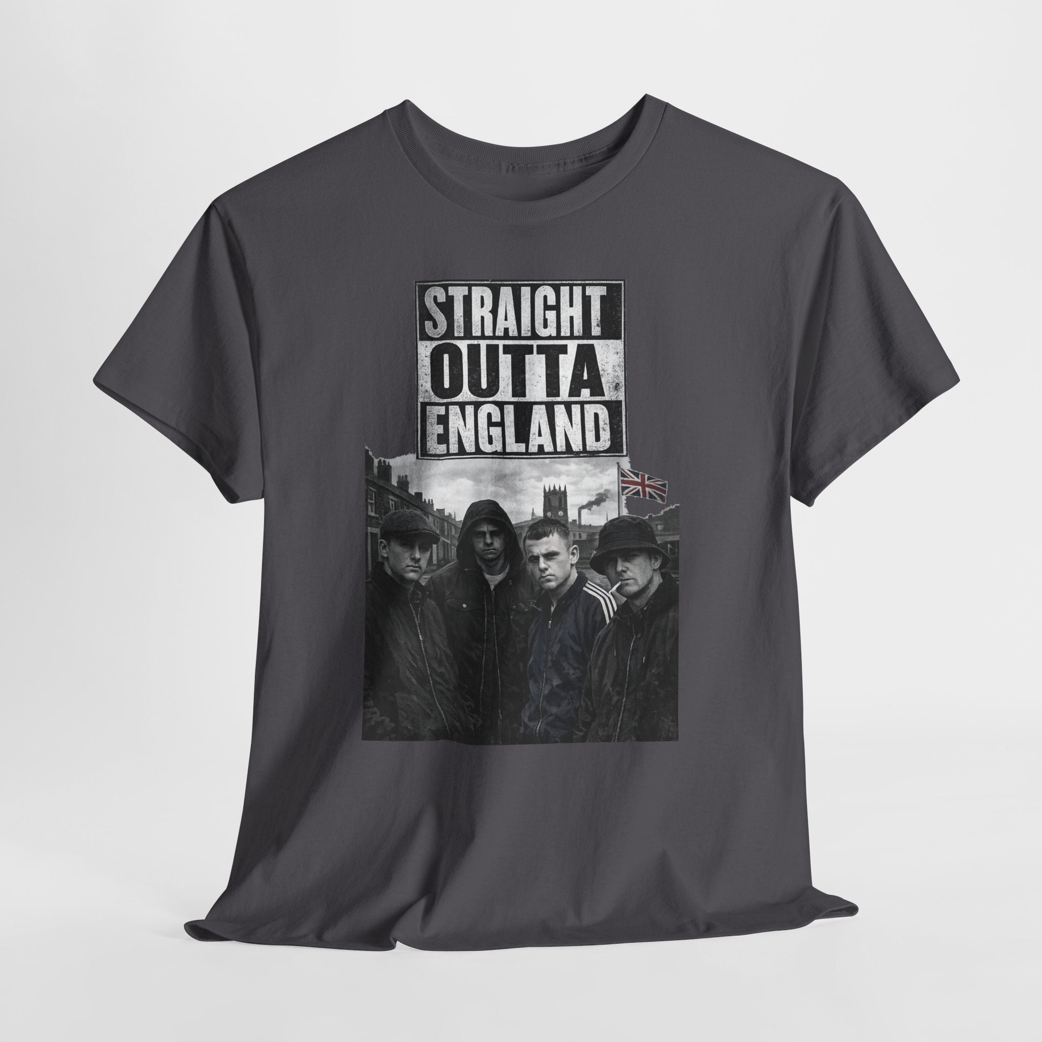 Straight Outta England T-Shirt — Retro Band Photo Tee