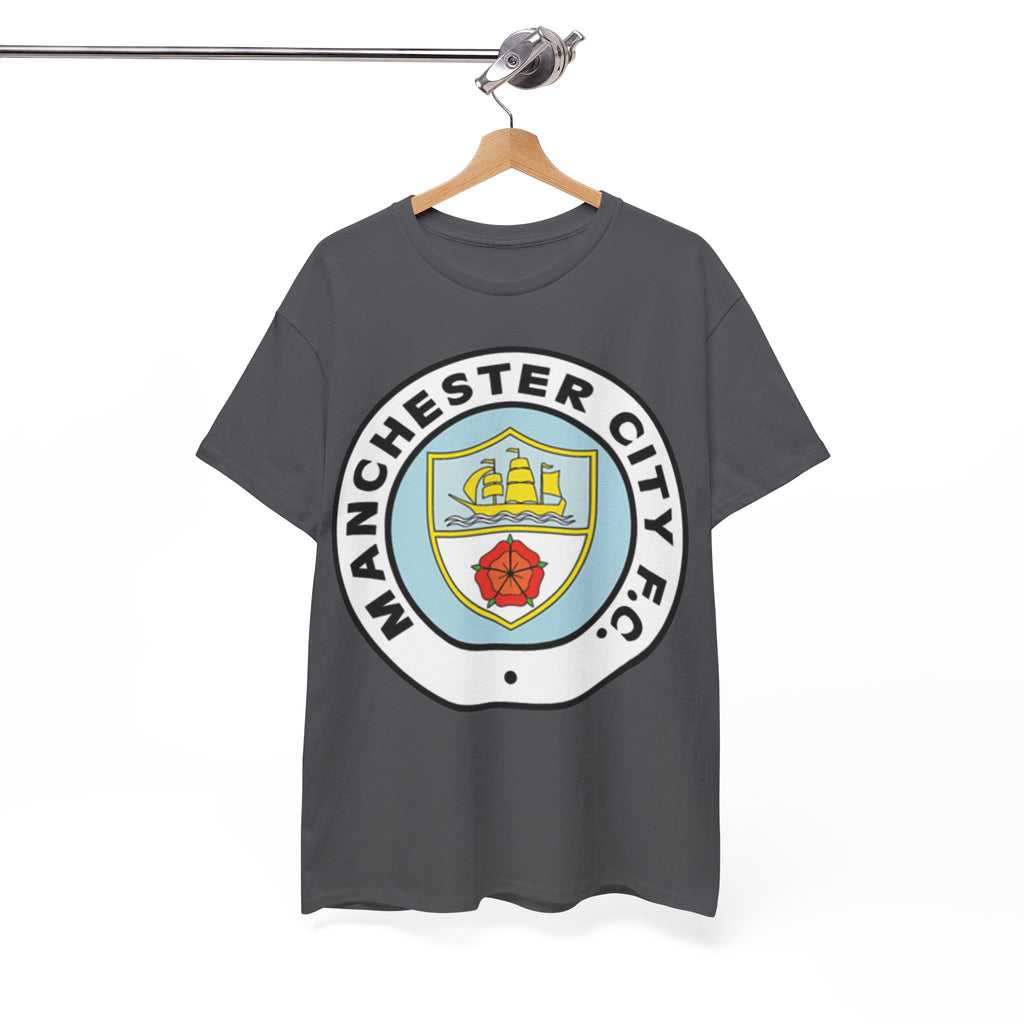 Manchester City F.C. Retro Crest T-Shirt – Retro Football Fan Tee